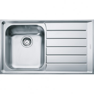 Lavello da Incasso Semifilo - Filotop 1 Vasca con Gocciolatoio a Destra Inox 86 x 51 Neptune Semifilo - Filotop NEX 211  Franke 127.0059.654 - 85863202 