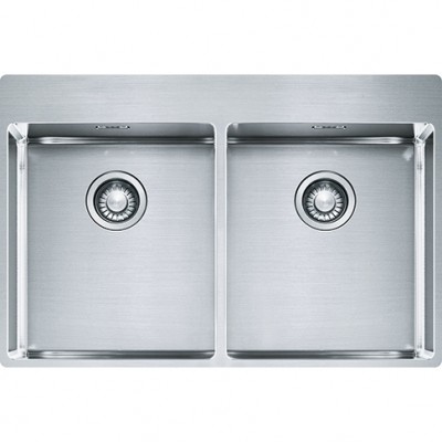 Lavello da Incasso Semifilo - Filotop - Sottotop 2 Vasche 77 x 51 Box BXX 220-36-36 TL Franke 127.0369.314 - 8586988