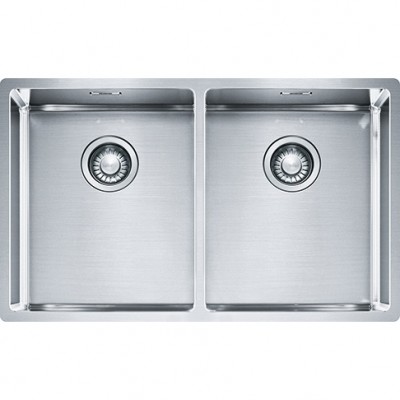 Lavello da Incasso Semifilo - Filotop - Sottotop 2 Vasche  Inox 74 x 45 Box BXX 220-34-34/120-34-34 Franke 127.0370.188 - 8586986 