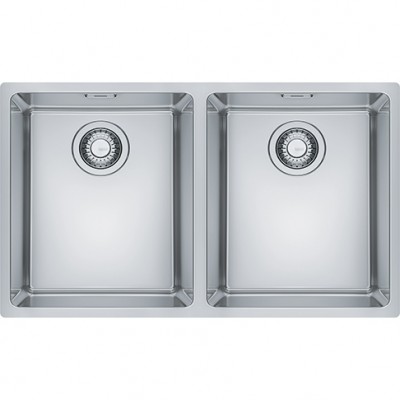 Lavello da Incasso Semifilo - Filotop 2 Vasche Inox 74 x 44 Maris Semifilo - Filotop MRX 220-34-34 Franke 127.0525.281 