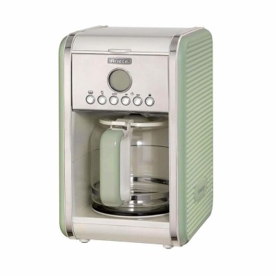 Ariete 1342 Macchina per Caffè Americano - 12 tazze - Caraffa in vetro temperato - Programmazione fino a 24 ore - Autospegnimento - 2000 Watt - Verde