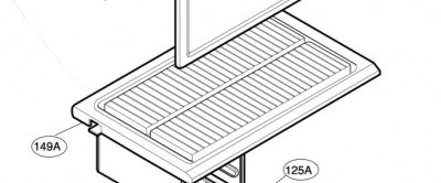 Ripiano Freezer Lg Originale 5026ja1157d