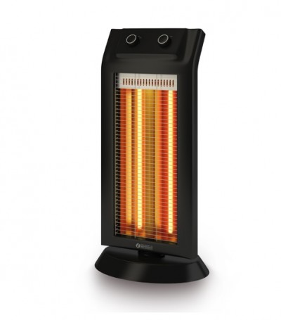 Olimpia Splendid 99579 Carbon Black Stufa a Infrarossi 1100 W Nero Riscaldatore ambiente elettrico a infrarossi stufetta 