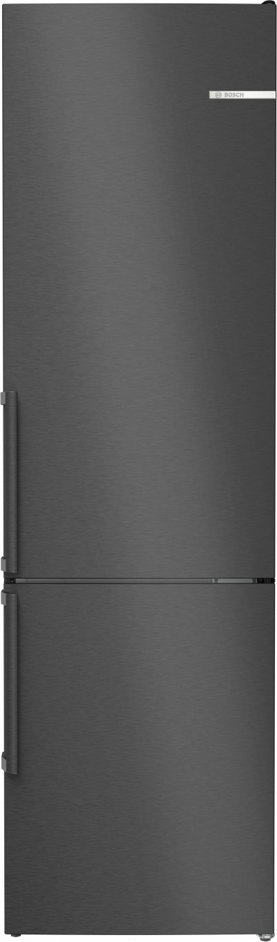 Bosch Serie 4 KGN39VXDT Frigorifero Combinato Libera Installazione Total No Frost Classe D Altezza 203 cm Acciaio nero spazzolato anti-impronta
