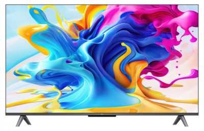 Televisore Smart TV 43 Pollici 4K Ultra HD Display QLED HDR Dolby Atmos Google TV TCL 43C645 Serie C64