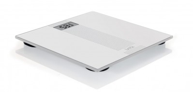 Laica PS1054 Bilancia pesapersone Quadrato Bianco Bilancia pesapersone elettronica bianca Puntinata Grigio