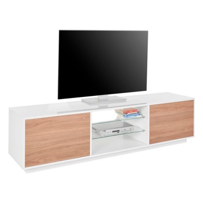 Mobile porta TV 180cm soggiorno design bianco legno Made in Italy