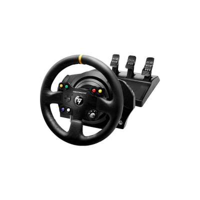Volante e pedaliera simulatore guida TX RACING WHEEL Leather Edition Black Thrustmaster 4460133