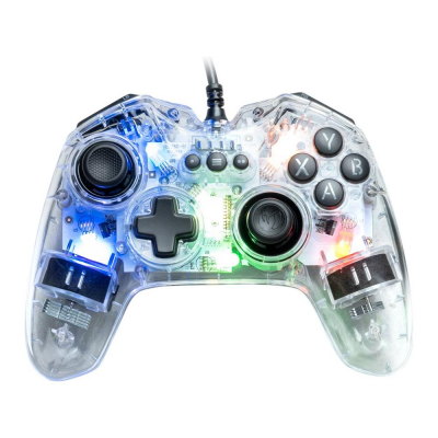 Gamepad PC GAME Wired Gaming Controller Clear Nacon PCGC 100RGB