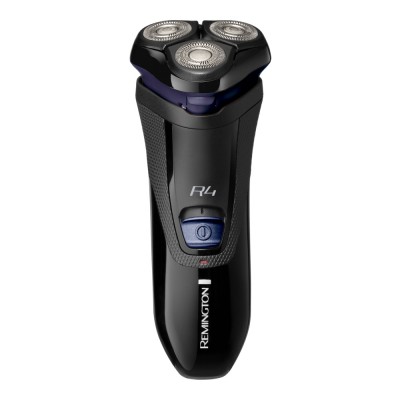 Remington R4002 R4 Style Series Rotary Shaver Rasoio Elettrico a Testine Rotanti - Lame Flessibioli a Doppia Traccia - Styler per Barba Nero