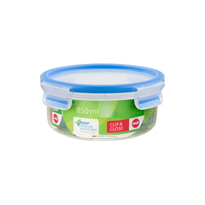 Contenitore alimenti 850ml CLIP & CLOSE Ermetico Azzurro e Trasparente 508552 Emsa