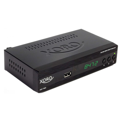 Decoder Dvb T2 Hevc 10 Bit Black Xoro HRT7622NP