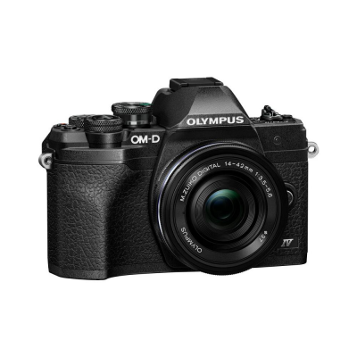 Fotocamera mirrorless 20Mpx E M10 MARK IV Kit Ed 14 42mm F3.5 5.6 Ez Black Olympus V207132BE000