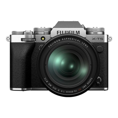 Fotocamera mirrorless 40Mpx X T5 Kit Xf 16-80mm F4 R Ois Wr Silver Fujifilm 16782600