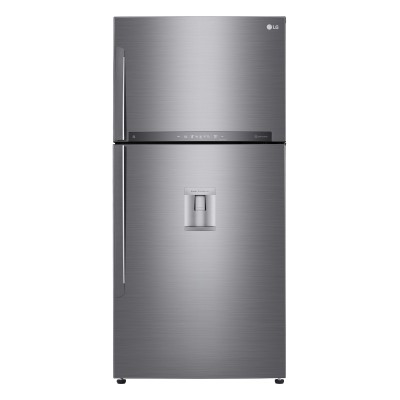 LG GTF916PZPED Frigorifero Libera Installazione Doppia Porta Total No Frost Classe E Larghezza 86 cm Wi-Fi Dispenser acqua Inox