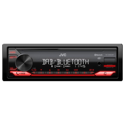 Autoradio mechaless Bluetooth Black 4 x 50w JVC KD-X282DBT