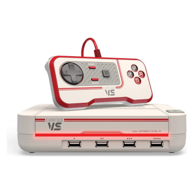 Console videogioco EVERCADE Vs Starter 1 Controller + 1 Cartuccia White e Red Blaze Entertainment Ltd 1068219