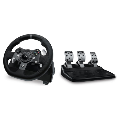 Volante e pedaliera simulatore guida G SERIES G920 Driving Force Black Logitech 941-000123