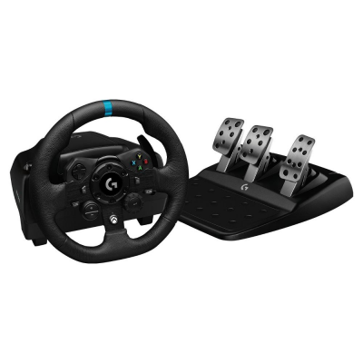 Volante e pedaliera simulatore guida G SERIES G923 Trueforce Xb1 Black e Blue Logitech 941-000158