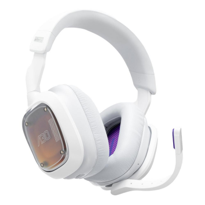 Cuffie gaming A30 Wireless White e Purple Astro Logitech 939-001994