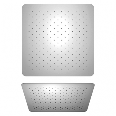 Soffione anticalcare in acciaio inox 300x300 mm ultrapiatto Cromo serie Soffioni Paini 50CR759UPQ30E