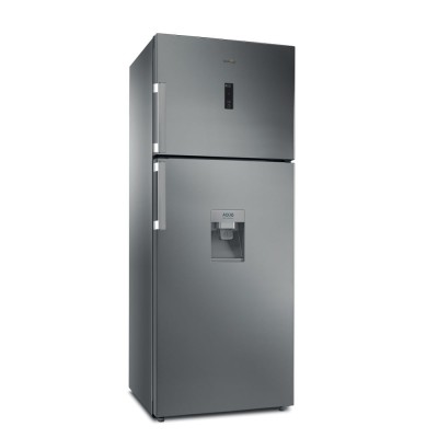 Frigorifero Libera Installazione Doppia Porta Total No Frost Classe E Altezza 180 cm Larghezza 70 cm Optic Inox Whirlpool WT70E 832 X AQUA