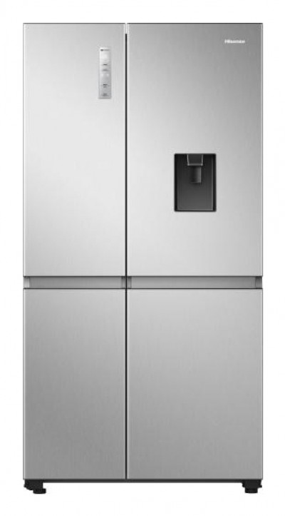 Hisense RS840N4WCE Frigorifero Libera Installazione Side by Side 4 Porte Total No Frost Classe E Dispenser acqua Acciaio inox