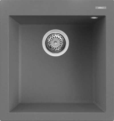 Lavello da Incasso 1 Vasca Quadra 102 47.1x50.1 Dark Grey 99 Elleci LKQ10299