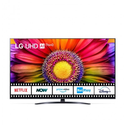 Televisore TV 50'' 4K Ultra Hd 3 HDMI Smart Tv 2023 LG Serie UR81 50UR81006LJ