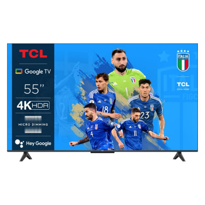 Televisore Tv 55 Pollici Smart TV UHD Dark silver TCL 55P61B