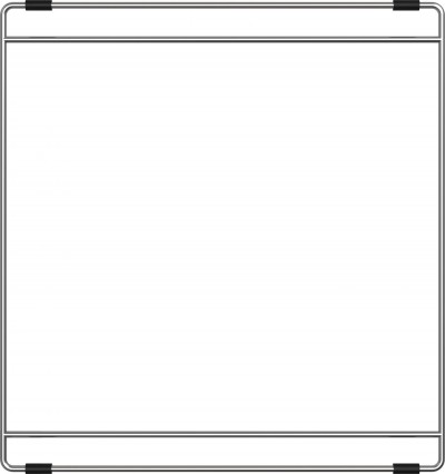 Sostegno in filo inox per vaschette multifunzione 344 x 363 mm per lavello Schock 629151 D2