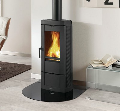 La Nordica CANDY 4.0 Stufa a legna in ghisa 6,2 kw - nero - interamente in ghisa smaltata