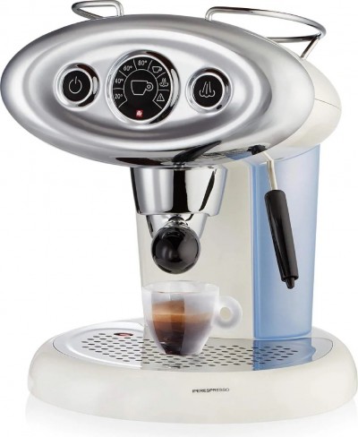 Macchina Caffè Espresso Sistema di ricarica Capsule Iperespresso con Erogatore di Vapore colore Bianco Illy 6605 - X7.1 