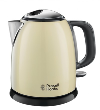 Russell Hobbs 24994-70 Bollitore Elettrico Capacità 1 Litro Potenza 2400 Watt Senza filo colore Crema