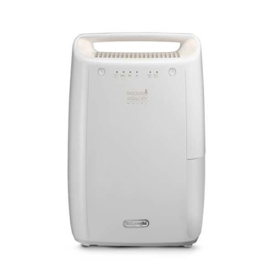 De'Longhi DEX210SF Tasciugo Deumidificatore Ambiente Casa Doppio Sistema Filtrazione Aria Bianco