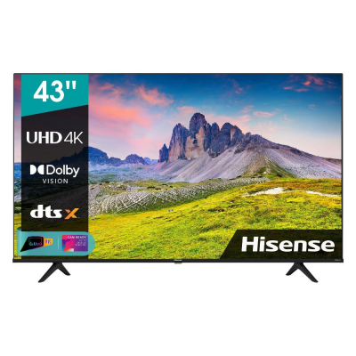 Televisore Tv 43 Pollici A6HG SERIES Smart Tv Uhd Black Hisense 43A6HG