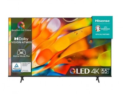 Televisore TV 139,7 cm (55") 4K Ultra HD Smart TV Wi-Fi Nero Hisense 55E79KQ