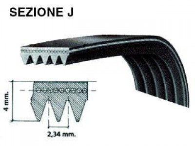 Cinghia Lavatrice Dentata 1122 J4 Candy Zw Hoover Originale 46000292