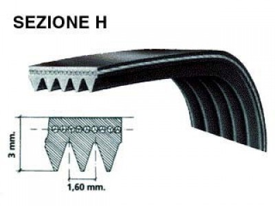 Cinghia Lavatrice Dentata 1221 H7el Ariston Merloni Indesit Philco Blh310un