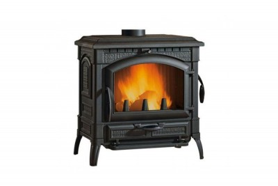 La Nordica ISOTTA EVO Stufa a legna aria calda convezione naturale 12 kw - ghisa smaltata rivestimento in ghisa