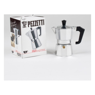 Caffettiera 1 Tazza ITALEXPRESS Cromo Pezzetti 1360