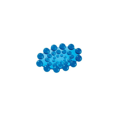 Porta sapone appoggio SPOT Azzurro trasparente 12,7 x 8,7 x 1,6 cm 2004 P100 Gedy