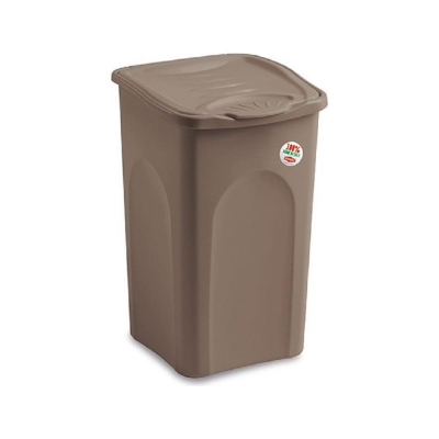 Porta biancheria 50L PRIMAVERA Tortora 70234 Stefanplast