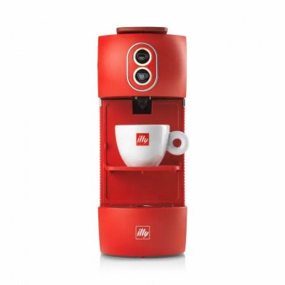Illy Easy Automatica Macchina del caffè a cialde 1 L Rosso con Omaggio 72 cialde