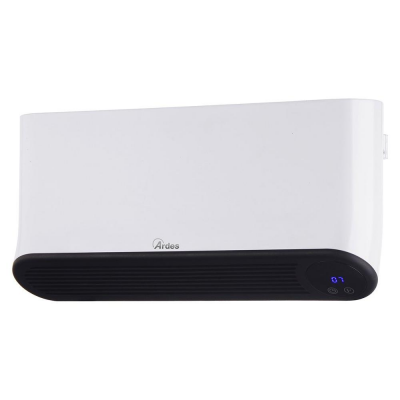 Termoventilatore ceramico a parete Ardes PARETO Flex Bianco e Nero 2000W AR4W05P