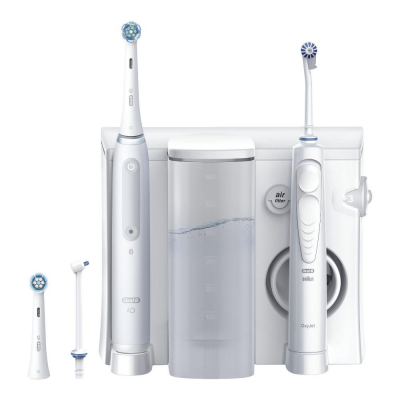 Kit idropulsore e spazzolino SERIES 4 Oral Health Center iO White Oral B