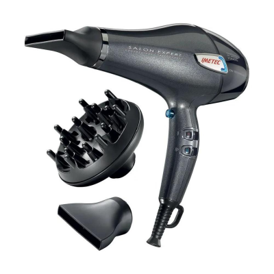 Phon asciugacapelli SALON EXPERT P5 3600 Grigio e Nero Imetec 11347