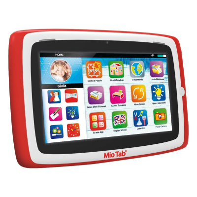 Tablet 7" MIO TAB Android 16GB White e Red Smart Kid Lisciani 97012
