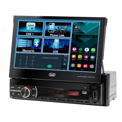 Autoradio carSystem MDV 6380 DAB Nero 4 x 50w Trevi 0638000