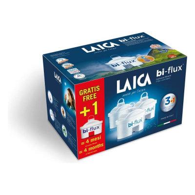 Filtri caraffa BI FLUX Pack 4 White 4pz Laica F4SIT00